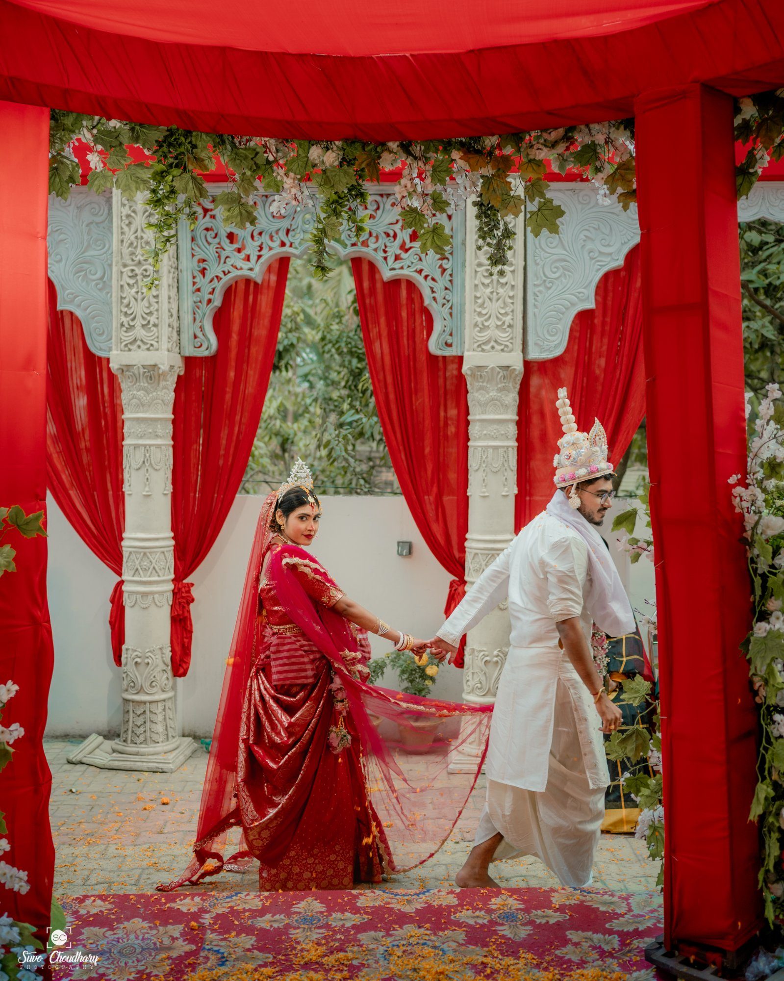 Wedding photographer in Siliguri – Saat Paak mandap ceremony – Suvo Choudhury